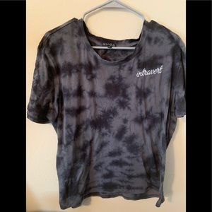 XL introvert tie dye shirt